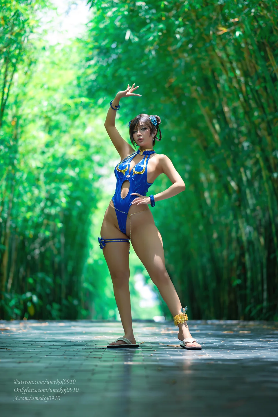 Umeko_J - Chun Li Outfit 4 [98P,8V-1.41GB] tg@simisebaisi 【丝足阁】039.webp
